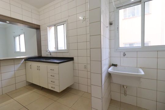 Cozinha de apartamento para alugar com 2 quartos, 63m² em Nova Aliança, Ribeirão Preto