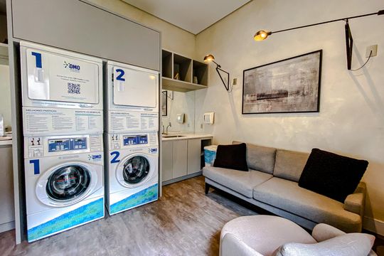 Área comum de kitnet/studio para alugar com 1 quarto, 23m² em Jardim Vila Mariana, São Paulo