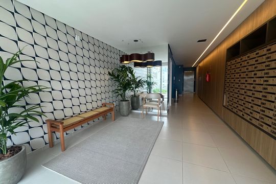Hall de entrada de apartamento para alugar com 2 quartos, 60m² em Ipiranga, São José
