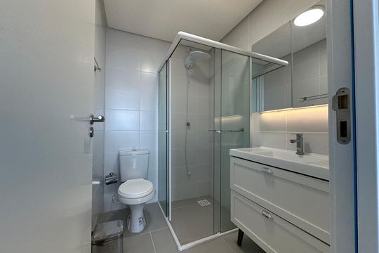 Banheiro da Suíte de apartamento para alugar com 2 quartos, 60m² em Ipiranga, São José