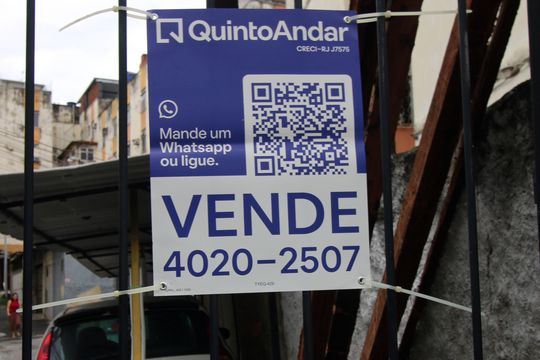 Placa de apartamento à venda com 1 quarto, 48m² em Olaria, Rio de Janeiro