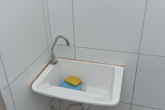 Área de serviço de apartamento para alugar com 2 quartos, 37m² em Cidade São Mateus, São Paulo