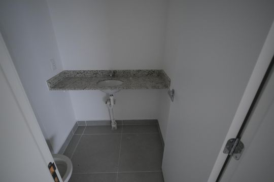 Lavabo de apartamento à venda com 3 quartos, 132m² em Jardim, Santo André