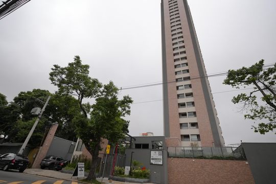 Fachada e portaria de apartamento à venda com 3 quartos, 132m² em Jardim, Santo André