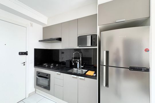 Detalhe da cozinha de apartamento para alugar com 2 quartos, 33m² em Jardim Iris, São Paulo