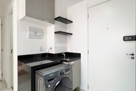 Detalhe da area de serviço de apartamento para alugar com 2 quartos, 33m² em Jardim Iris, São Paulo