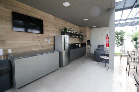 Área comum - Churrasqueira de apartamento à venda com 2 quartos, 46m² em Barra Olímpica, Rio de Janeiro