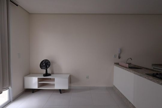 Sala de apartamento para alugar com 1 quarto, 45m² em Vila Nova, Campinas