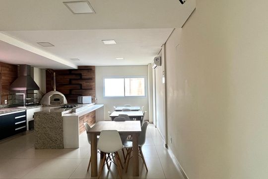 Área comum - Salão de festas de apartamento para alugar com 1 quarto, 45m² em Vila Nova, Campinas