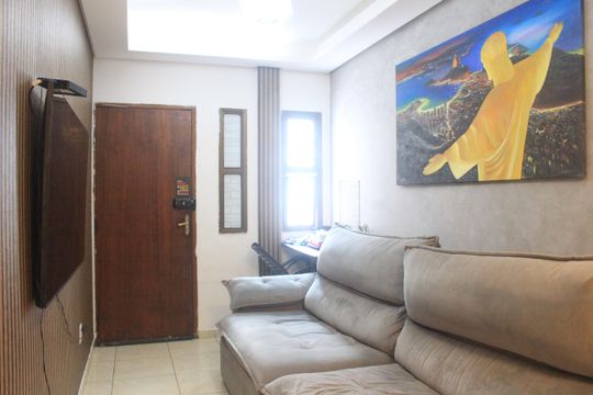 Sala de apartamento para alugar com 2 quartos, 114m² em Nova Gerti, São Caetano do Sul