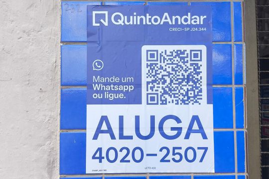 Placa de apartamento para alugar com 2 quartos, 114m² em Nova Gerti, São Caetano do Sul