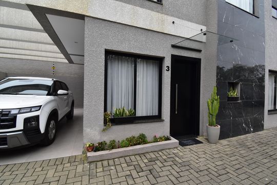 Área comum de casa de condomínio à venda com 3 quartos, 125m² em Campo Comprido, Curitiba