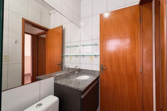 Banheiro de apartamento para alugar com 2 quartos, 82m² em Parque Oratório, Santo André