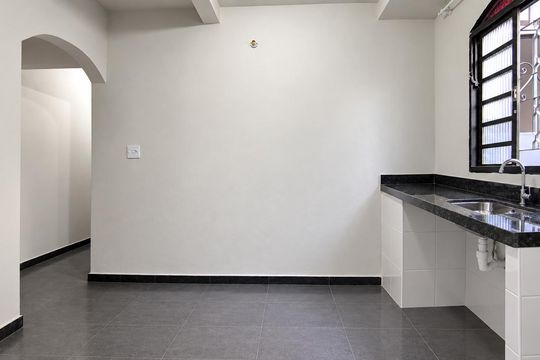Cozinha de apartamento para alugar com 1 quarto, 60m² em São Gabriel, Belo Horizonte