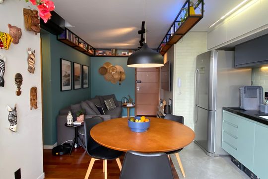 Sala de apartamento à venda com 2 quartos, 45m² em Bela Vista, Osasco