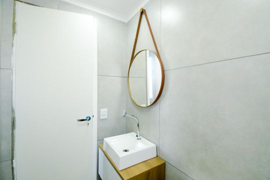 Banheiro da Suíte de apartamento à venda com 3 quartos, 72m² em Vila Leonor, Guarulhos