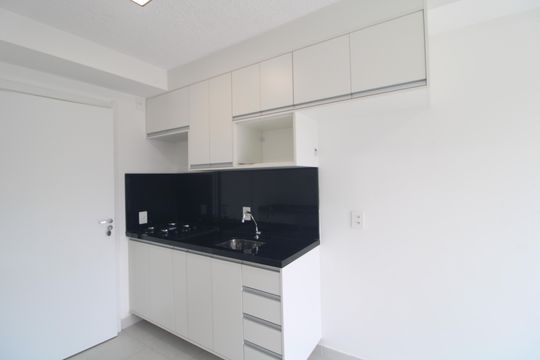 Cozinha de apartamento para alugar com 1 quarto, 29m² em Planalto Paulista, São Paulo
