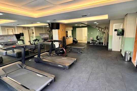 Área comum - Academia de kitnet/studio para alugar com 1 quarto, 26m² em Serra, Belo Horizonte