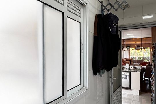 Área de Serviço de apartamento para alugar com 3 quartos, 105m² em Jardim Bela Vista, Santo André