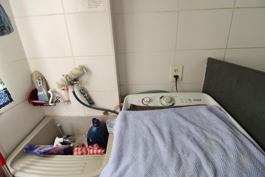 Área de Serviço de casa para alugar com 2 quartos, 50m² em Altos de Ipanema, Sorocaba