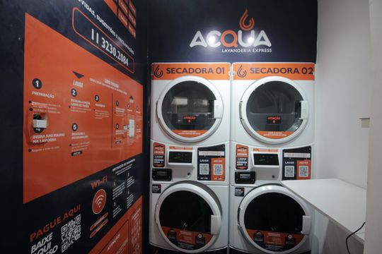 Área comum de apartamento para alugar com 1 quarto, 55m² em Gonzaga, Santos