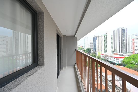 Varanda de apartamento para alugar com 1 quarto, 29m² em Vila Clementino, São Paulo