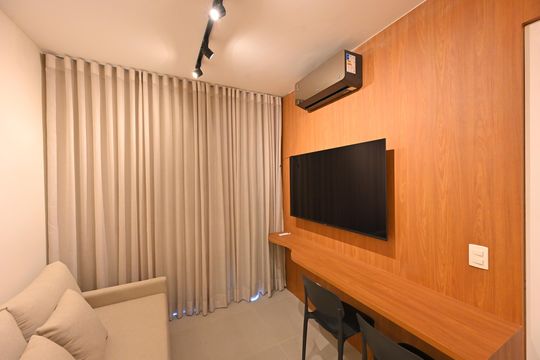 Sala de apartamento para alugar com 1 quarto, 29m² em Vila Clementino, São Paulo