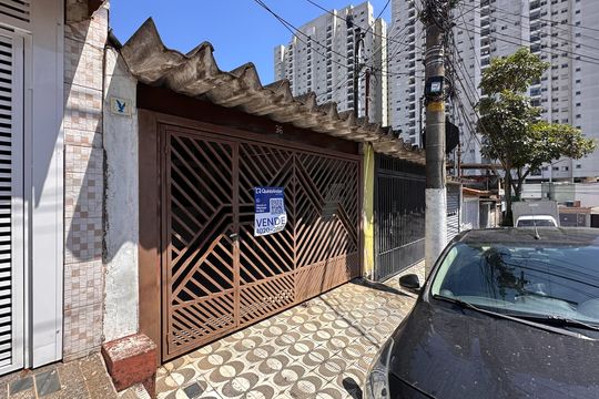 Fachada de casa à venda com 2 quartos, 110m² em Jardim Aurora, São Bernardo do Campo