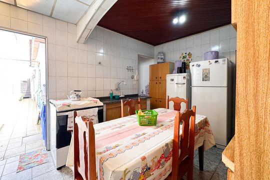 Cozinha de casa à venda com 2 quartos, 110m² em Jardim Aurora, São Bernardo do Campo