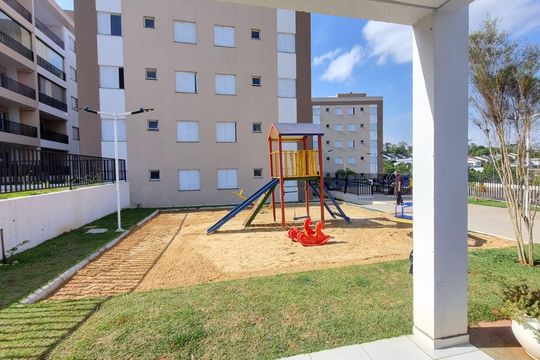 Área externa de apartamento para alugar com 2 quartos, 43m² em Jardim da Gloria, Cotia