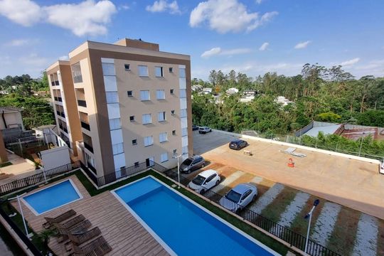 Área externa de apartamento para alugar com 2 quartos, 43m² em Jardim da Gloria, Cotia