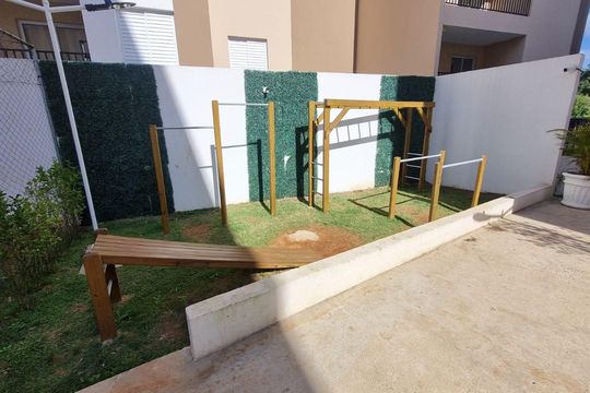 Área externa de apartamento para alugar com 2 quartos, 43m² em Jardim da Gloria, Cotia