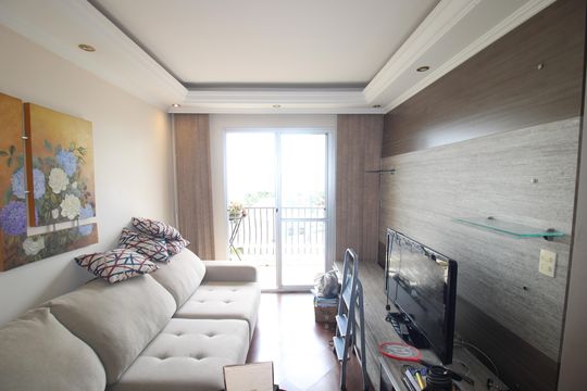 Sala de apartamento à venda com 2 quartos, 63m² em Sítio do Morro, São Paulo