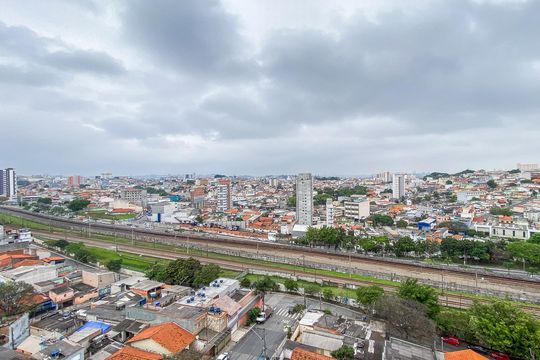 Vista  Varanda  de kitnet/studio à venda com 1 quarto, 24m² em Vila Ré, São Paulo