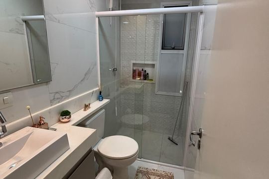 Banheiro 2 de apartamento à venda com 2 quartos, 85m² em Baeta Neves, São Bernardo do Campo