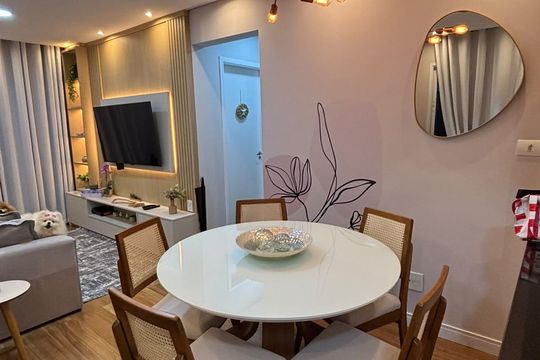 Sala de Jantar de apartamento à venda com 2 quartos, 85m² em Baeta Neves, São Bernardo do Campo