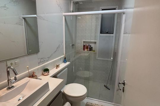 Banheiro 2 de apartamento à venda com 2 quartos, 85m² em Baeta Neves, São Bernardo do Campo
