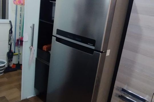Cozinha de apartamento à venda com 2 quartos, 52m² em Vila sol nascente, Sumaré