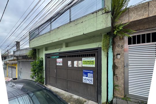 Fachada de casa à venda com 5 quartos, 220m² em Vila Boa Viagem, São Bernardo do Campo
