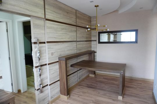 Sala de apartamento à venda com 2 quartos, 50m² em Chácara Letônia, Americana