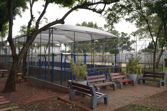 Área comum de apartamento à venda com 2 quartos, 50m² em Chácara Letônia, Americana