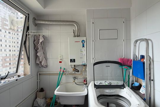 Área de serviço de apartamento à venda com 2 quartos, 53m² em Santa Terezinha, São Bernardo do Campo