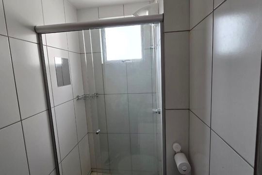 Banheiro da Suíte de apartamento para alugar com 2 quartos, 62m² em Castelo, Belo Horizonte