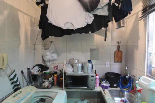 Área de serviço de apartamento à venda com 2 quartos, 49m² em Jardim Leblon, Belo Horizonte