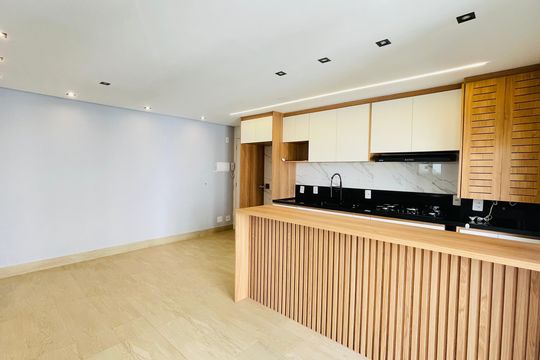 Sala de apartamento para alugar com 2 quartos, 58m² em Jardim Recanto Suave, Cotia