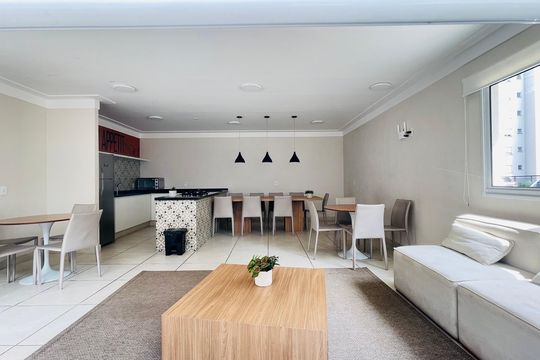 Área comum - Salão de festas de apartamento para alugar com 2 quartos, 58m² em Jardim Recanto Suave, Cotia
