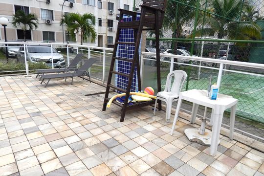 Área comum - Piscina de apartamento para alugar com 2 quartos, 42m² em Santa Cruz, Rio de Janeiro