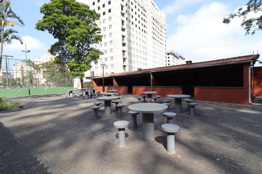 Área comum - Churrasqueiras de apartamento para alugar com 2 quartos, 58m² em Vila Emir, São Paulo
