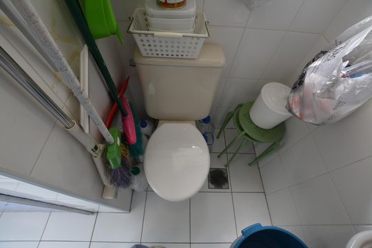 Banheiro de serviço de apartamento à venda com 3 quartos, 60m² em Jaguaré, São Paulo