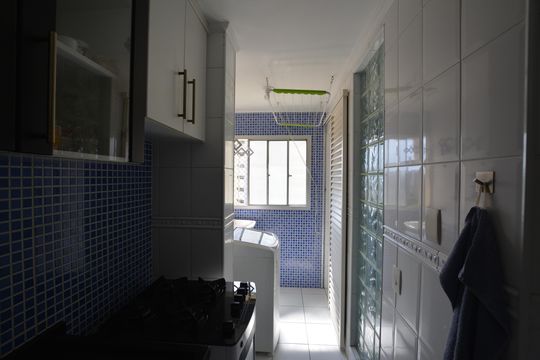 Área de serviço de apartamento à venda com 3 quartos, 60m² em Jaguaré, São Paulo
